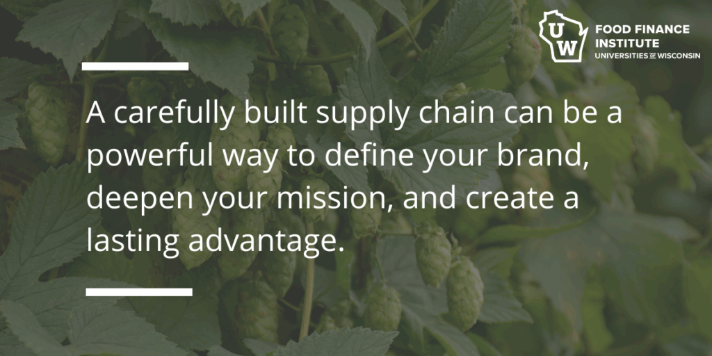 A carefully built supply chain can be a powerful way to define your brand, deepen your mission, and create a lasting advantage.